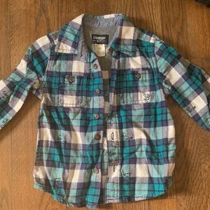 Toddler boys flannel